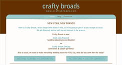 Desktop Screenshot of craftybroads.com
